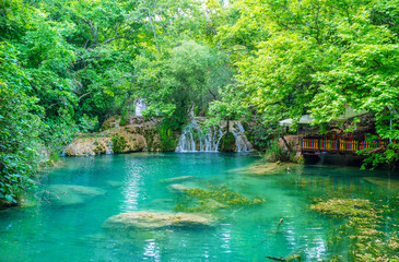 Picnic in Kursunlu nature park, Aksu, Turkey