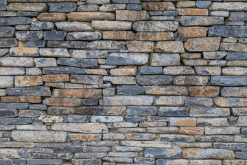 Stone wall, made of quarry stone
