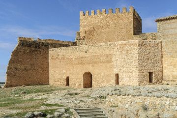 castle of Penarroya in Argamasilla de Alba in the province of Ciudad Real, Spain.