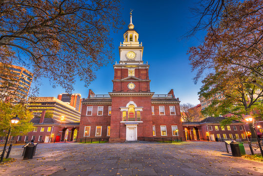 Independence Hall In Philadelphia