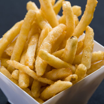Close up shot of french fries