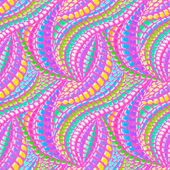 Boho tie-dye pattern. Native textile design. Ikat fabric effect. Hippie style. Shibori batik texture patterns. Summer fabric design. Trendy interior textile or fashion clothes fabric.