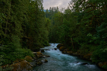 Obraz premium Gebirgsbach Kanada 