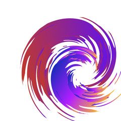 Vector - bright abstract colorful waves