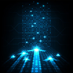 The connection of the Internet is fast.