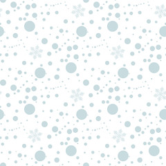 Snowflake winter christmas tree holiday fir-tree design season december snow star celebration ornament vector illustration seamless pattern background.