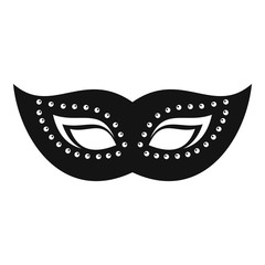 Elegant mask icon. Simple illustration of elegant mask vector icon for web design isolated on white background
