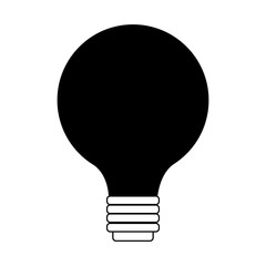 Bulb light symbol vector illustration graphic design