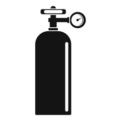 Gas welding ballon icon. Simple illustration of gas welding ballon vector icon for web design isolated on white background