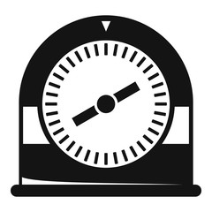 Swim clock icon. Simple illustration of swim clock vector icon for web design isolated on white background