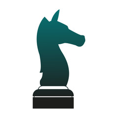 Horse chess piece vector illustration graphic design