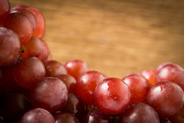 grapes seedless red on old wood