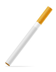 cigarettes with yellow filter stock vector illustration