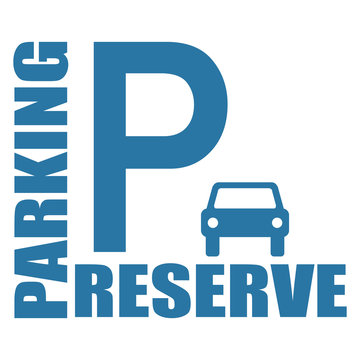 Logo parking r&eacute;serv&eacute;.