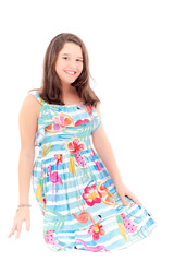 Young girl studio shot