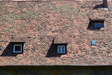 An old medieval roof