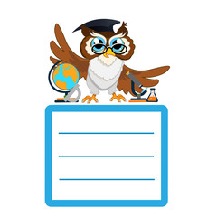 school background with owl