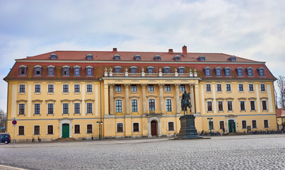 Place of Democracy in city of Weimar / Sculpture of Carl August - Duke of Saxe-Weimar-Eisenach