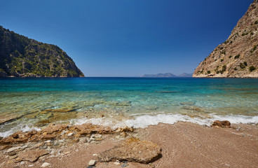 Oludeniz , Situated on Turkey of south-west coast, with it's pristine white beaches and amazingly blue waters, is one of the finest beaches in the world.