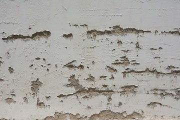 wall with peeling paint