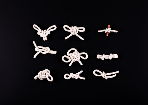collection of rope sea knots