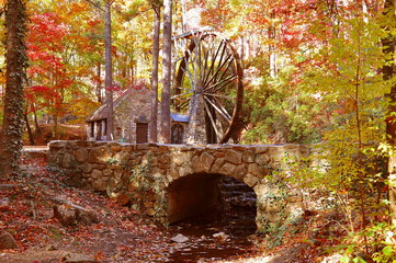 This historic 1930 mill is located on the campus of Berry College near Rome, Georgia © Jeri