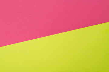 Yellow and pink color texture paper background. Geometric paper background.