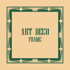 Art deco frame