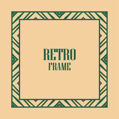 Art deco frame