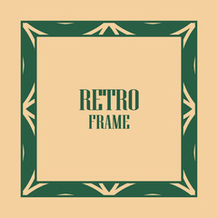 Art deco frame