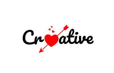 Naklejka premium creative word text typography design logo icon