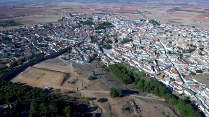 Fototapeta na wymiar Pueblo de Belmonte en Cuenca,Castilla la Mancha, España