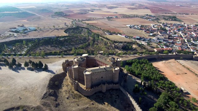 Pueblo de Belmonte en Cuenca,Castilla la Mancha, España