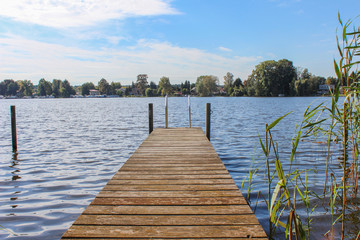 Idyllischer Bootssteg