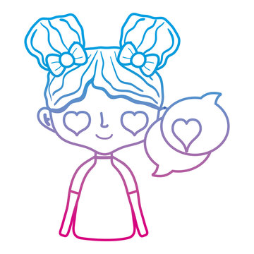 recommend clip art: degraded line lovestruck woman with heart inside chat bubble