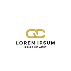 oc letter logo initial
