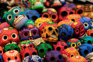 Fototapeta na wymiar Mexican skulls