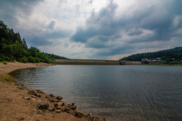 Sea / dam in Black Forest / Schwarzwald, Schwarzenbachtalsperre, Germany