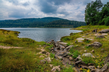 Sea / dam in Black Forest / Schwarzwald, Schwarzenbachtalsperre, Germany