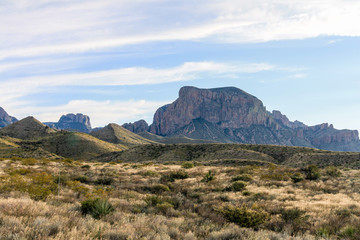 Beautiful southwestern Texas desert scene