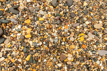 Texturas e padrões formados por pedras