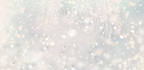 Fototapeta premium Winter Weihnachtshintergrund