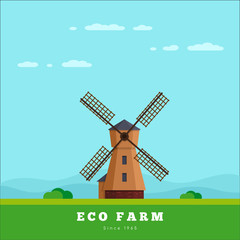 Fototapeta na wymiar Eco farm concept