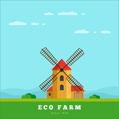 Fototapeta na wymiar Eco farm concept