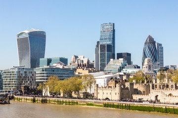 Obraz premium A Cityscape of London