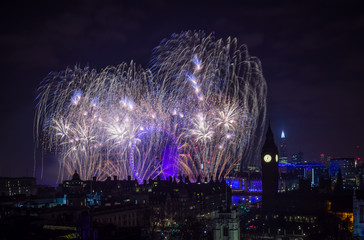 Fototapeta premium Happy New Year London