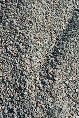 Building rubble photographed close-up. Place for your text.