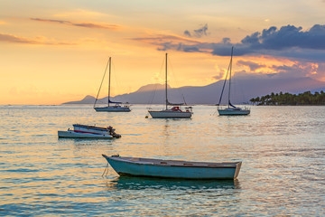 Saint Anne Sunset, Guadeloupe, Caribbean