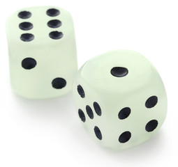 Dices closeup