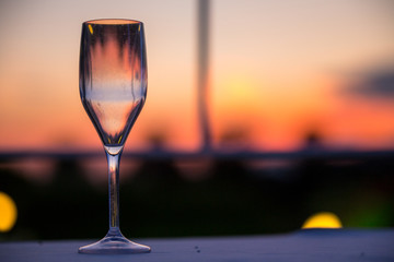 Un bicchere di tramonto